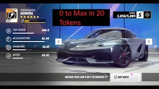 : Asphalt Legends Koenigsegg Gemera Unlock with only 20k tokens