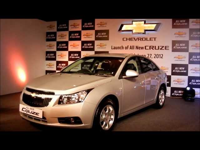 New Chevrolet Cruze 2012 India Exteriors And Interiors Walk Around Review