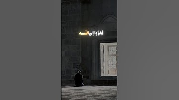 ﴿ففروا إلى الله﴾ 🎧😮‍💨🫀 / أحمد النفيس / من سورة الذاريات ❤‍🩹 #قران_كريم #المصحف #اكسبلور