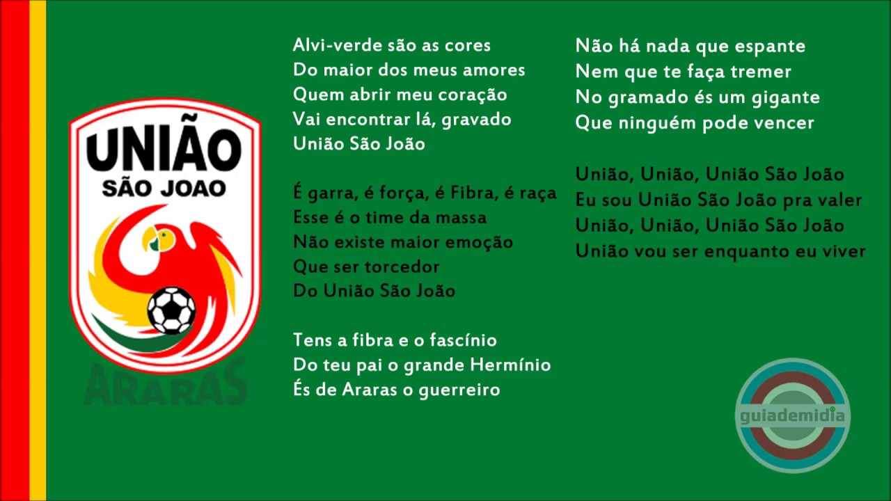 Hino da união paulista 