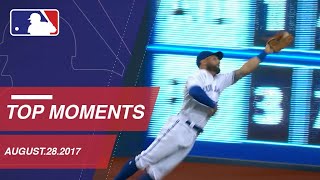 Pillar's superman catch, nine moments around the Majors: 8/28/17