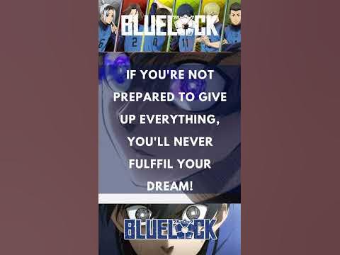 Motivational Blue Lock Quotes by Isagi Yoichi #bluelock #bluelockedit # ...