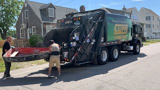 Garbage Truck Eats a Boat