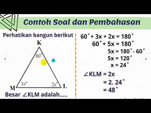Video: Apa hubungan sudut luar dan sudut dalam segitiga?