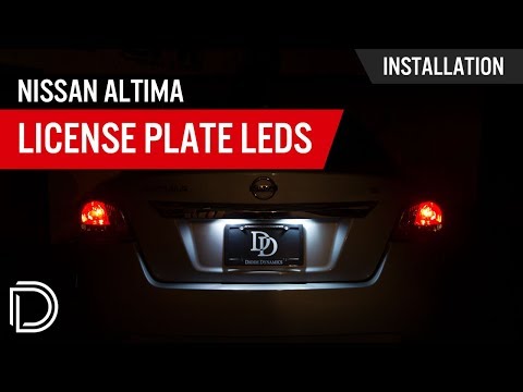 How to Install Nissan Altima License Plate LEDs