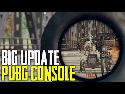 BIG Update for Xbox and PS4 PUBG (Playerunknown's Battlegrounds)