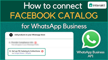 How to connect Facebook catalog to WhatsApp Business | WhatsApp Commerce | Interakt
