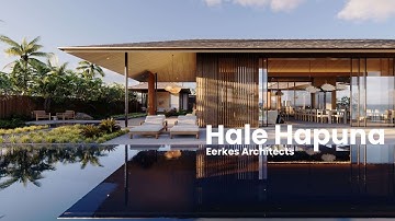 "Hale Hapuna by Eerkes Architects | Hawaiian Retreat with Stunning Mountain & Ocean Views"