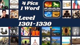 4 Pics 1 Word  Level 1301-1330 All  Answers (iOS - Android ) screenshot 3