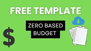 How to Create a Zero-Based Budget from Scratch (Step-by-Step) PLUS Free budget template 