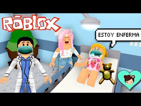 Mi Bebe Esta Enferma Va Al Hospital En Roblox Bloxburg Con Titi Juegos - bebe goldie escapa de la biblioteca en roblox obby escape the library