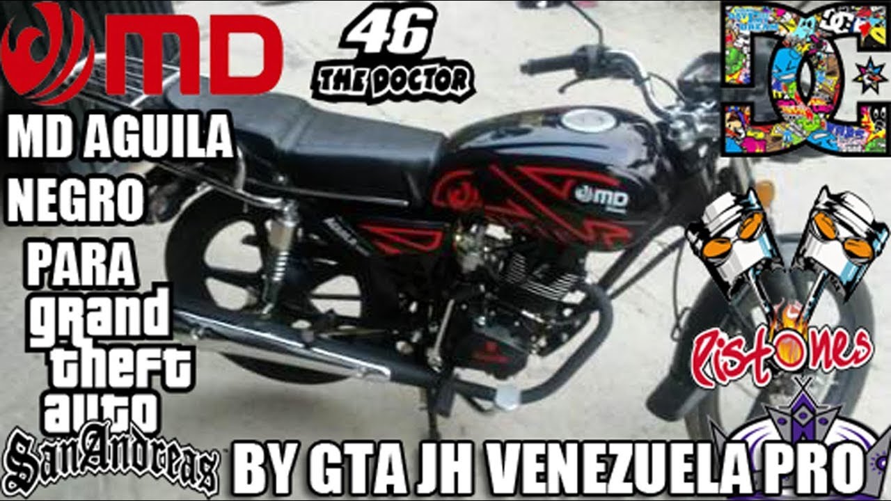 Moto MD AGUILA NEGRO Para GTA San Andreas YouTube