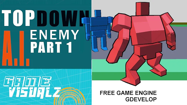 Part 1 How To Setup Top Down Enemy A.I. Gdevelop 5 tutorial