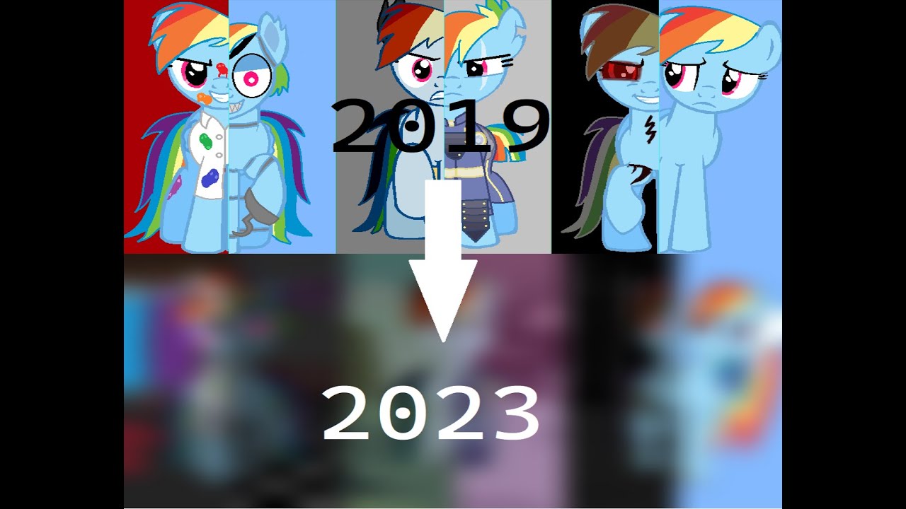 Rainbow Dash Sides Redraw [MLP Speedpaint]