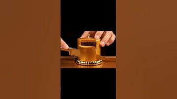 Realistic Candle Cake Cutting ASMR | Satisfying Video #asmr #satisfying #relaxing