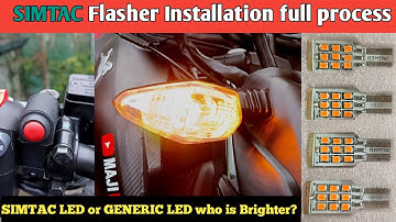Simtac 6.0 Flasher Installation on Apache RTR 160 4v / Bike me Flasher Install Keise Kare?