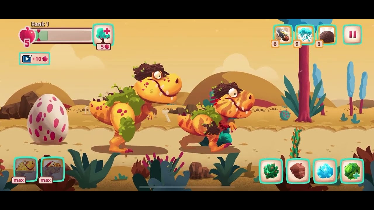 Dino Bash Only T-Rex and T-Rex Junior