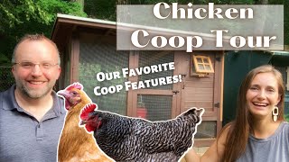 Chicken Coop Tour | Our Favorite Must-Have Chicken Coop Features! | Modified Wichita Cabin Coop