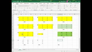 Matrix Operations In Excel