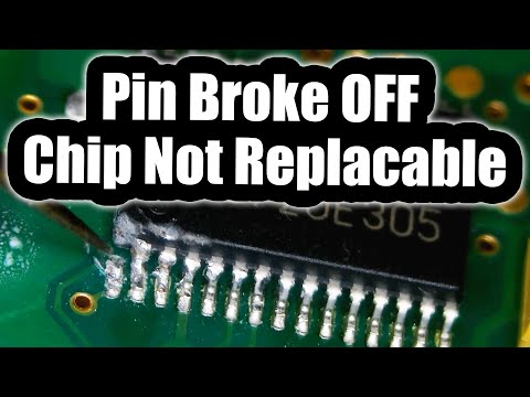 Pin Broke off NEC Chip. Is this fixable. Benz Key Fob Repair