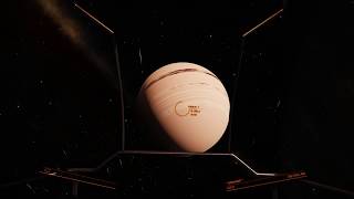 Elite Dangerous TrES-2 1 flyby, using an EDTracker Pro wireless headtracker.