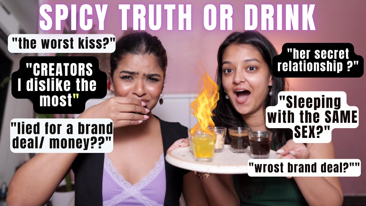 Jyoti Sethi Xxx Sex - SPICY ðŸŒ¶ Truth or Drink ft. @HimadriPatel | Worst kiss, Sleeping with SAME  SEX, creator I dislike? ðŸ¤® - YouTube
