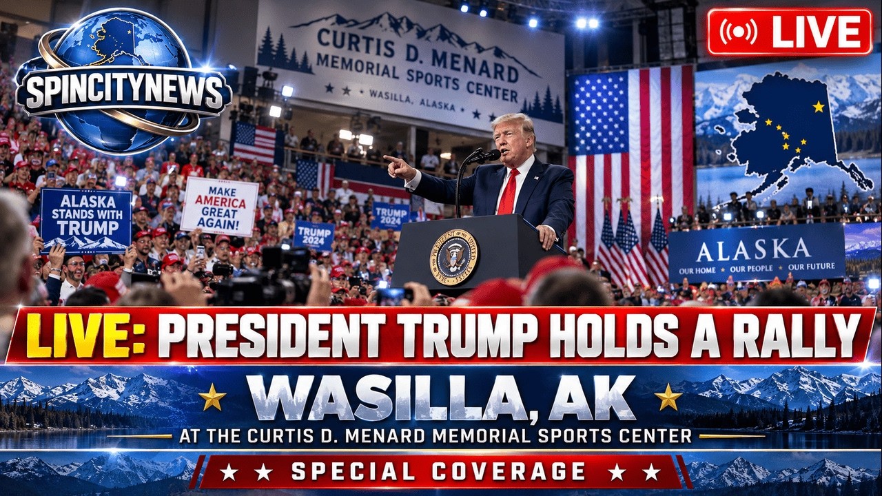 LIVE: President Trump Holds a Rally in Wasilla, AK   #viral  #trump #potus 📱