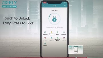 Sifely app lock and unlock