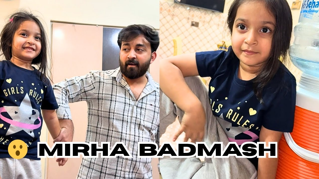 🤤 Mirha Ne Kulfi Banai  | 😩 Pora Ghar Sar Pe Uthaya Apni Mastyoun Se 😮