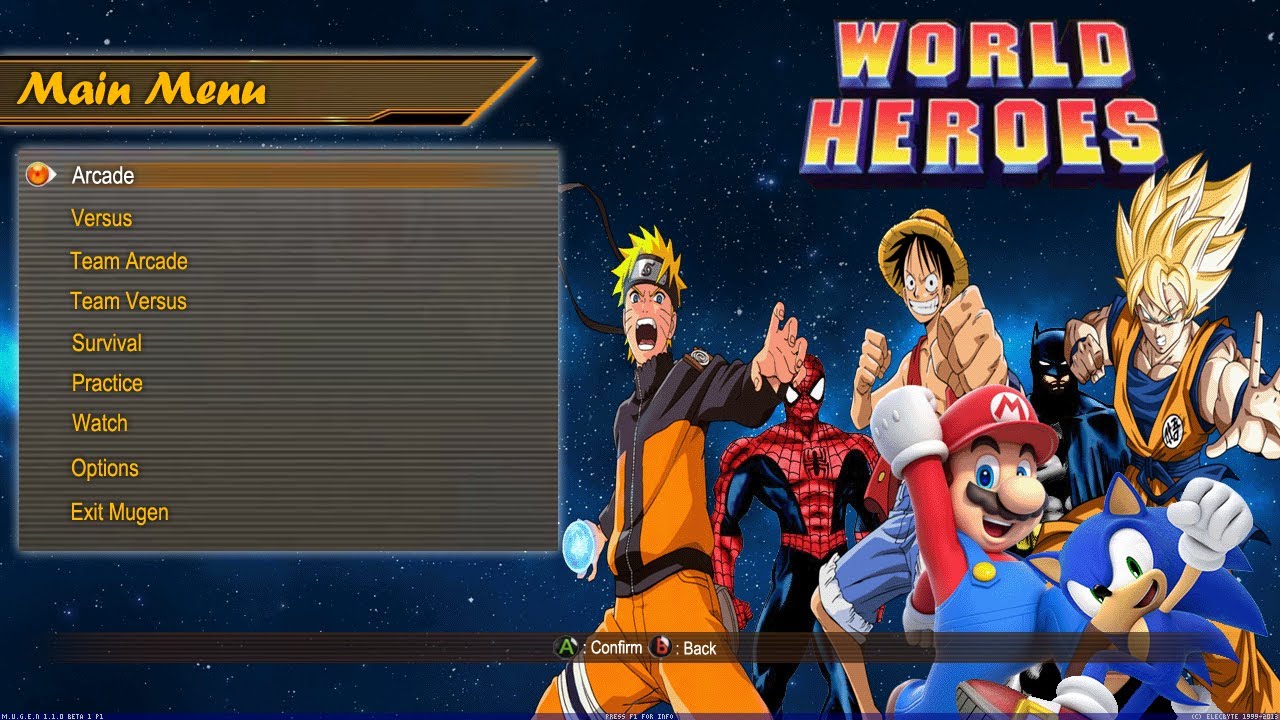 WORLD HEROES TAG MUGEN YouTube