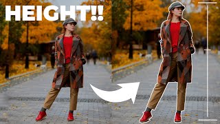 How to increase height in photos| How to look tall in Instagram screenshot 4