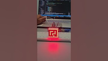 arduino dot matrix, maze game #arduinoproject #arduinotutorial #arduino