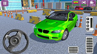 Girl Car Parking Class 3D: BMW car parking test impossible mission - car game android gameplay screenshot 4