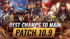 3 BEST Champions To MAIN For EVERY ROLE in Patch 10.9 - League of Legends Season 10