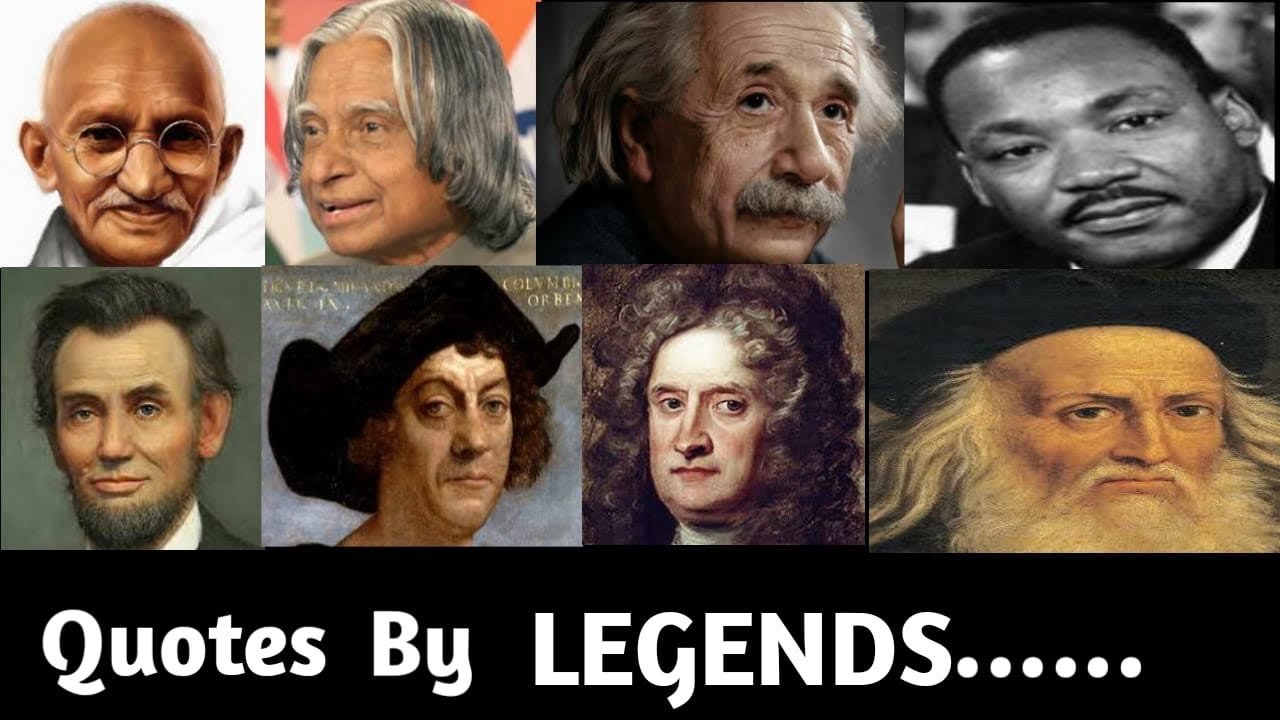 Quotes From The Most Influential People In History YouTube Quotes From The Most Influential People In History YouTube