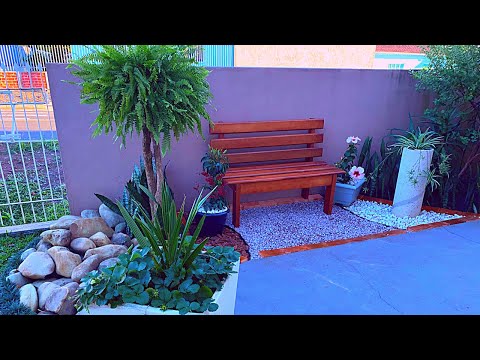 Vídeo: Banco de jardim DIY