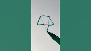 one line draw the entire shape // Is there any answer to this question ⁉️