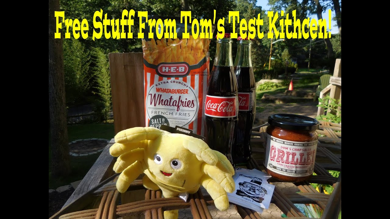 Free Stuff From Tom's Test Kitchen! YouTube