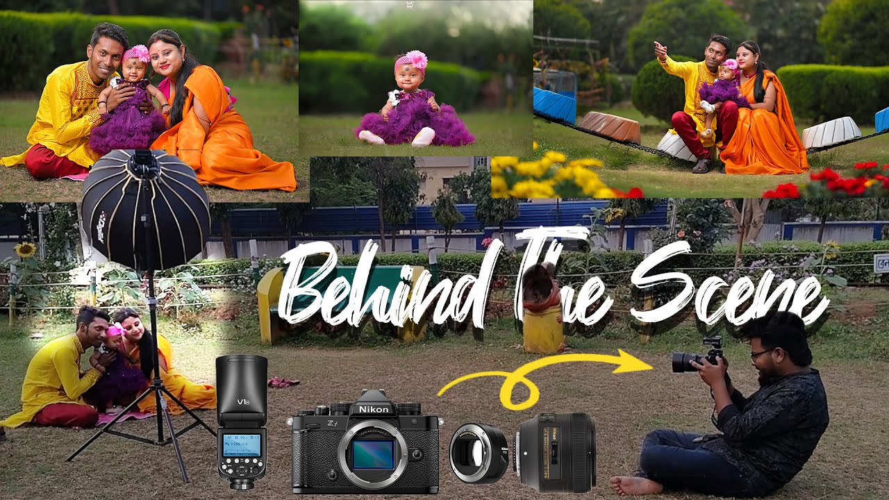 || Pre Rice Ceremony Shoot in Park || Nikon zf with 85mm || V1 || Beauty Softbox 65cm ||