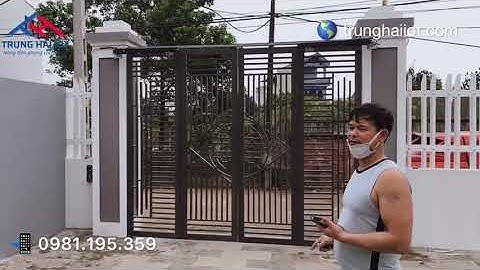 [CỔNG TỰ ĐỘNG]Cổng tự động 4 cánh bằng tay đòn điều khiển qua điện thoại Liên hệ 0981195359