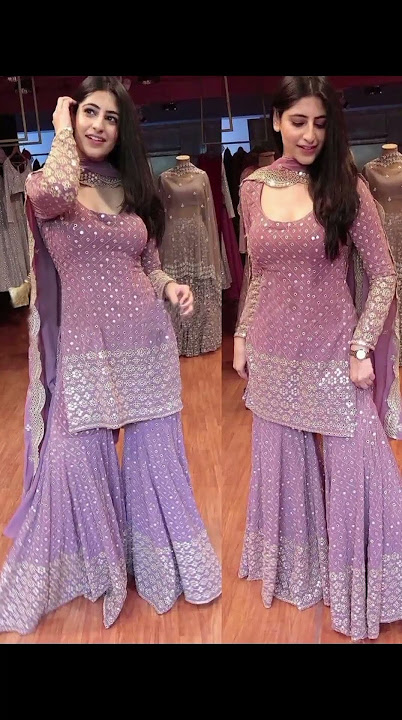 fancy Sharara kurti for girls