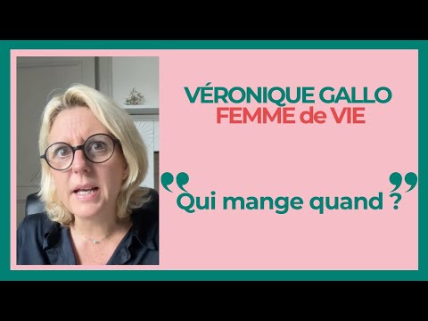Qui mange quand ?