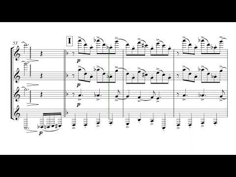 Otoño Porteño (Classical guitar quartet 기타 4중주) - Astor Piazzolla