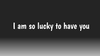 I Am So Lucky To Have You|Beautiful English Poetry And Lines|Whatsapp Tiktok Statuslove Poem