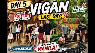 ILOCOS DIY FAMILY ADVENTURE 🇵🇭 | Ruby Jar Pottery, Hidden Garden & Bagnet Pasalubong
