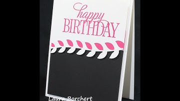 Quick & Simple Card using the Stampin
