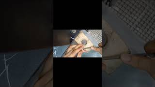 Making a silver woven ring