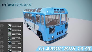 UE "Classic Bus 1970 " - Material Setting