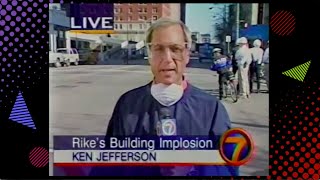 Retro 1999 - Rike's Implosion - Ken Jefferson - WHIO-TV 7 - Dayton, Ohio TV