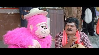 Veeranna Kannada Movie Back To Back Comedy Scenes | Jaggesh | Ravali | Tennis Krishna